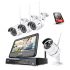 EZVIZ CTQ3W 1080P Caméra Surveillance WiFi Extérieure avec Alarme Sirène et Flash, IP66, 30M Vision Nocturne, Audio Bidirectionnel, Détection de Mouvement Caméra Extérieur Compatible Alexa Google home