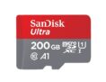 SanDisk – SDSQUAR-200G-GN6MA – Carte Mémoire MicroSDHC Ultra 200GB avec Vitesse de Lecture Allant jusqu&rsquo;à 100MB/S, Classe 10