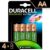 Duracell Recharge Ultra Piles Rechargeables Type AA 2500 mAh, Lot de 4 Piles
