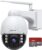 Camera Surveillance WiFi exterieure, Camera 360 degrés, Caméra IP étanche, Vision Nocturne 1080P, Audio bidirectionnel, Détection Humain, Notification d’alerte, Carte SD 64Go intégré