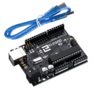 ELEGOO R3 Carte ATmega328P ATMEGA16U2 Controller Board Microcontrôleur avec Câble USB Bleu