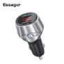 Essager USB Car Fast Charger Wireless Bluetooth 5.0 Car Kit Handsfree FM Transmitter MP3
