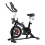 KUOKEL Exercise Bike Belt Drive Indoor Cycling Bike with 13lbs Flywheel Adjustable Handlebar and Seat LCD Monitor Phone/Tablet Holder for Home Workout – Red United Kingdom （entrepot UK）