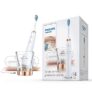 Philips Sonicare DiamondClean Rose Or HX9396/89 Brosse à Dents Électrique + Verre de Charge + Coffret de Voyage USB