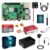 LABISTS Raspberry Pi 4 Modèle B (4 B) 4Go Starter Kit [ 2019 Version Dernière ] 32 Go Classe 10 Micro SD Carte, 5,1V 3A Alimentation Interrupteur Marche/Arrêt, Ventilateur, Boîtier Noir, Dissipateur