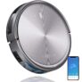 Orfeld Aspirateur Robot, Intelligente Robot Aspirateur, Connecté Wi-Fi et Alexa, 120 min Durée d’exécution, Nettoyage Efficace sur Programmation, Technologie de Détection de Saleté, Sur Tapis et Sol [Classe énergétique A+]