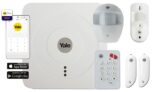 Yale SR-3200i Alarme Maison Connectée Pack Vision+, Système Anti-Intrusion sans Fil Complet : Sirène 104dB + Détecteurs de Mouvement + Ouverture | Notifications Push, Email et SMS, Blanc