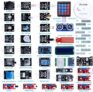 ELEGOO 37-in-1 Kit V2.0 Sensor Module with Complete and Accessible Tutorial CD Compatible with Arduino IDE, Raspberry Pi