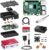 Bqeel Raspberry Pi 4 Modèle B(4 B), 2Go Starter Kit Upgraded for Raspberry Pi 3 64Go Micro SD Carte, 4K, BT 5.0, 1000Mbps, USB 3.0, Alimentation avec Interrupteur, Ventilateur,Dissipateur