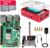 LABISTS Raspberry Pi 4 8Go, Raspberry Pi 4 Modèle B 8 Go Kit avec 128 Go Carte Micro SD Classe 10, Premium Boîtier, Dissipateur Module, 2 Ventilateurs, 5,1V 3A Alimentation Interrupteur on/Off