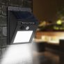 Solar Power 20 LED PIR Motion Sensor Wall Light Waterproof Outdoor porch Yard Garden Security Lamp – Black
