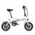 FIIDO D1 Folding Electric Bike Moped Bicycle E-bike – White 8AH with EU Charger
