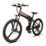 Samebike LO26 Moped Electric Bike Smart Folding Bike E-bike – Black EU plug – Entrepot Europe