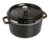 Cocotte Ronde avec Cuit-Vapeur Noir Mat 26 cm Staub