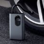 Baseus Car Air Compressor Inflatable Pump w LED Lamp For Car Motorcycle Bicycle Tire Inflator 7500mAh Wireless Electric Air Pump – CHINA Dark Grey