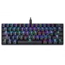 MOTOSPEED CK61 RGB Mechanical Gaming Keyboard Kailh BOX Blue Switches Keyboard 61 Keys Anti-ghosting with Backlight for Gaming Black