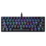 MOTOSPEED CK61 RGB Mechanical Gaming Keyboard Kailh BOX Blue Switches Keyboard 61 Keys Anti-ghosting with Backlight for Gaming Black