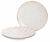 WERNER VOSS FAVORITE – Assiette – Lot de 3 – blanc/rose