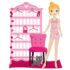 Doudou poupinette rose 22 cm