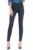 Jeans push in en denim bleu foncé et jambe skinny
