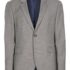 Pantalon De Costume Moulant Gris Chiné