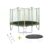 Trampoline  » Yoopi  » – Ø 3.65 m – avec filet + échelle