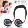 Outdoor Fan Convenient Charging Creative Mini USB Students Lazy Movement Fan – Black