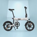 HIMO Z16 Fold Electric Bicycle Urban Lithium Battery Scooter 36v250w Rear Wheel Drive Motor Soft Tail Frame Electric Bike – Light Grey Poland （entrepot EU）