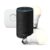 Amazon Echo (2ème génération), Tissu anthracite + Kit de démarrage Philips Hue White E27 (2 ampoules + pont de connexion Hue)
