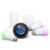 Amazon Echo Spot, Noir + Kit de démarrage Philips Hue White & Color E27