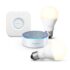 Amazon Echo Dot (2ème génération), Blanc + Kit de démarrage Philips Hue White & Color E27