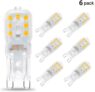 Pack 6 Ampoules LED G9 5W Économie d’énergie