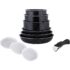 SHOWSEE Electric Mini Waterproof Nose Trimmers Portable Ear Nose Hair Shaver – Black