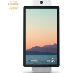 Assistant com. vidéo Facebook Portal Plus Blanc + Assistant com. vidéo Facebook...