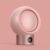500W 220V Electric Heater Desktop Household 9-speed Intelligent Temperature Control Built-in Dump Switch Heater – Pink add EU adapter