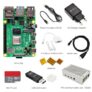 Raspberry Pi 4 Model B 2GB RAM Complete Kit Case EU Power Adapter Switch Line 16GB TF Card Micro Hdmi Vga Adapter