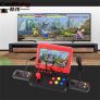 Mini 7 Inch Handheld Arcade Game Retro Machines for Kids with 3000 Classic Video Games – black red