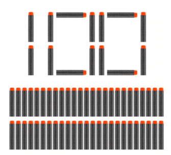 100 pièces fléchettes pour Nerf