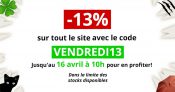 Vendredi 13, -13% sur tout le site Best of Robots