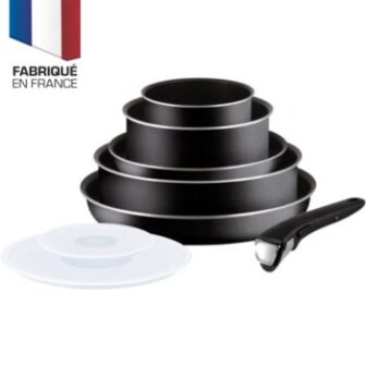 Batterie de cuisine Tefal Ingenio Essential noir 8 pcs L2009902