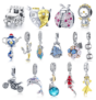 Perles breloque en argent