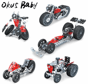 Jouets blocs en acier 5 en 1