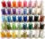 40 Bobines de couleurs en polyester 500m, pour machine à broder pour Brother / Babylock / Janome / Singer / Kenmore