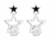 DIAMOND STYLE Boucles d’oreilles – argenté