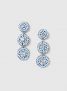 Boucles d’oreilles perles bleues