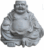Statue Bouddha rieur assis