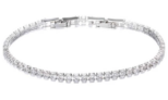 Bracelet En Argent avec des pierres en zirconium