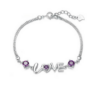 Bracelet love en platine