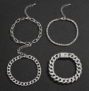 Ensemble de 4 bracelets strass femme