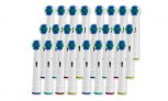 24 têtes de brosse à dents compatibles Precision Clean ou Dual Head dont 4 gratuites
